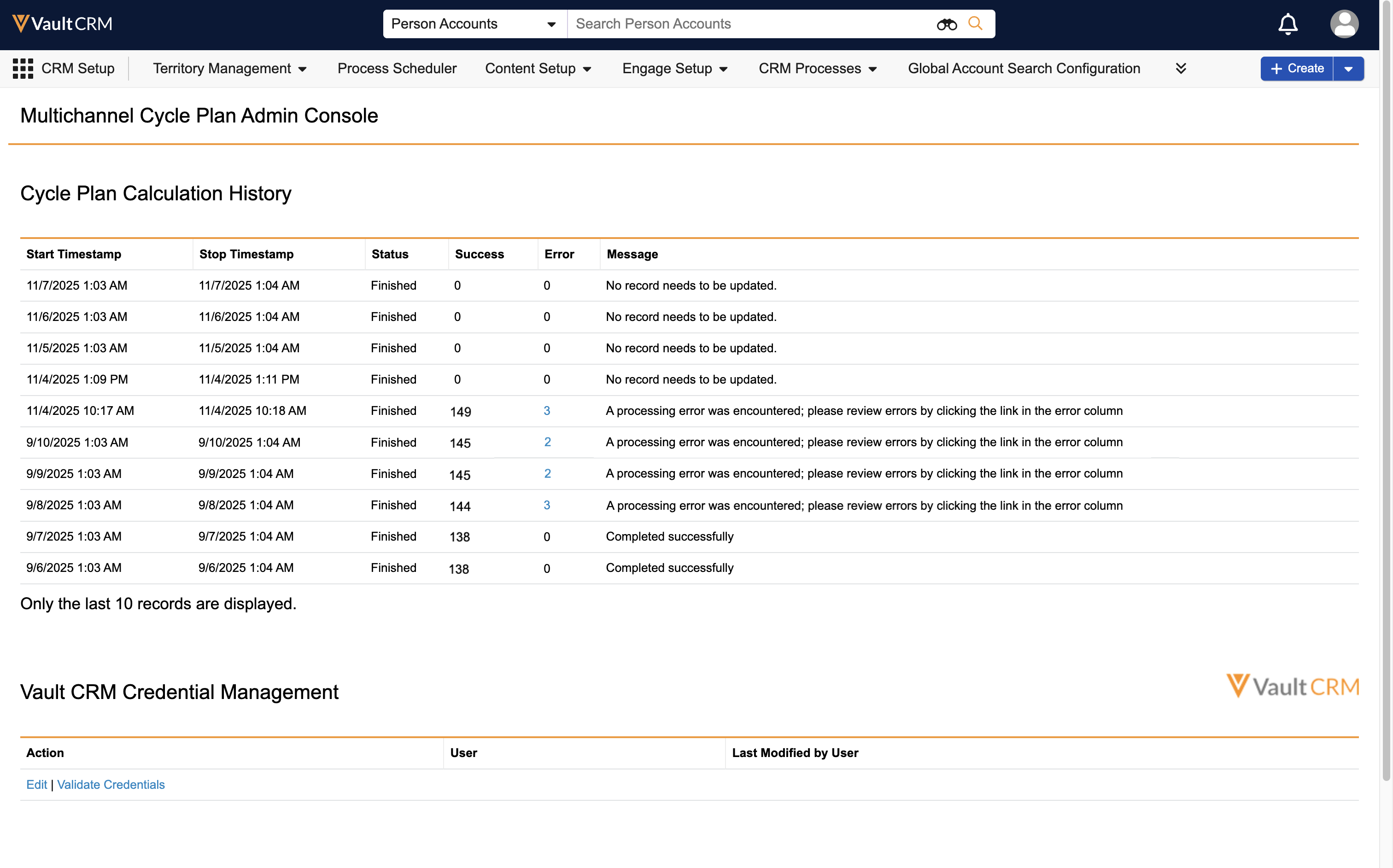 Configuring Multichannel Cycle Plans